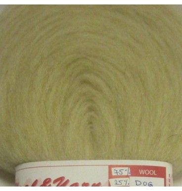 Rove with dog wool DH01a 75g